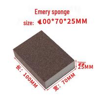 Thick Abrasive Sponge Sanding Block - Nano Magic Eraser for Kitchen Cleaning and Decontamination gray