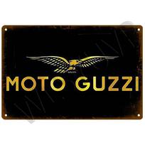 Moto Guzzi Senolio Plaketas Metalinis Vintažinis Skardos Ženklas Shabby Chic Dekoras Metaliniai Ženklai Vintažinė Baro Dekoro Metalinis Plakatas Metalinė Plokštė 20x30cm