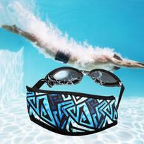 Dive and Snorkel Mask Strap Lightweight Hair Protector Wrap Waterproof Sports Accessories Size Style C white