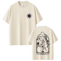 Žaidimo Dark Souls Šlovink Saulę Grafinis Marškinėlis Vyrams Moterims Vintage Gotikinis Roko Marškinėliai Vyrams Laisvalaikio Grynos Medvilnės Trumpomis Rankovėmis Viršutinė Dalis 3XL white