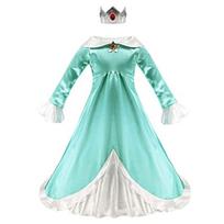 Princesės Peach Helovino Cosplay Kostiumas - Super Mario Bros 110 blue
