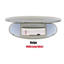 Lempos Pjūvis Automobilio Stogas Skydelis Nuo Saulės Veidrodėlis Dangtelis MINI Cooper S One D JCW R55 R56 R57 R59 R60 Lamp Slice-beige
