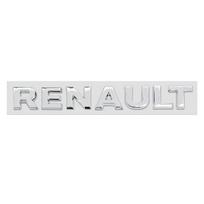 Ratlankių apdangalai 3D ABS automobilio raidė Galinė bagažinės emblema ženklelis lipdukas Skirta Renault Megane 2 3 4 RS Grand Scenic Clio Captur Duster Traf white