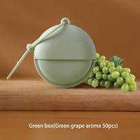 50 vnt. nešiojamų rankų muilo tablečių, vienkartinio muilo popieriaus, valymo muilo tablečių gray