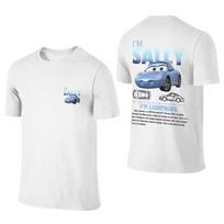 Vasaros Žaibo Makvyno ir Salės T-shirt poroms Mcqueen Sally T-shirt dvipusio spausdinimo marškinėliai Unisex moterims medvilniniai M gray