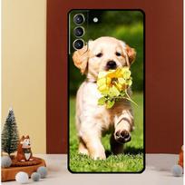 Auksinio Retriverio Šuns Dėklas Skirtas Samsung Galaxy S24 S26 Ultra S21 S22 S20 S23 S25 Ultra S10 Plus S25 FE Dangtelis Funda Galaxy S23 FE black