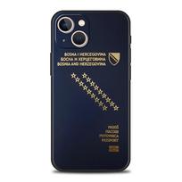Bosnijos ir Hercegovinos pasas Telefono dėklas iPhone 16 15 14 13 12 Pro Max 11 Pro Max 7 8 Plus XS XR Atsparus smūgiams Silikoninis korpusas iPhone 14
