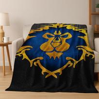 WOW World of Warcraft Arthas Demonas Illidan Sylvanas Flanelinis pledas, Jaukus minkštas pledas namams Miegamajam Lovai Sofai Dangalas Dovana 130x150cm