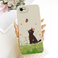 For Apple iPhone SE 2020 Case iPhoneSE 2022 Cute Cartoon New Candy Painted Cover Soft Silicone Case For iPhone SE 2022 2020 Bags iPhone SE 2022 beige