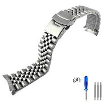 Skirta Casio Duro MDV-107-1A MDV-106 dirželis Marlin Pakeitimas Nardymo Metalinis Lenkta pabaiga Nerūdijančio plieno Laikrodžio apyrankė 22mm 22mm gray