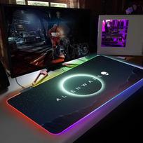 A-AlienwareS Mouse Pad RGB Backlit Mouse Pad Laptop Mouse Pad Laptop Gamer Computer Desk Gaming Accessories RGB600x300x3mm