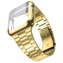 Metalinė apyrankė+TPU dėklas Apple Watch 46mm 42mm 45mm 44mm 49mm 42mm 40 41mm Apyrankė iWatch Series 11 10 Ultra 9 8 7 6 SE 5 Dėklas For Ultra 3-2-1 49mm brown