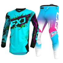 motokroso pavarų komplektas vaikams 4 5 6 7 8 9 10 11 12 13 metų Jaunimas vaikas Motociklas berniukas Mergaitė Jersey Pant Kits lenktyninis kostiumas Visureigis Enduro MX MTB M-22