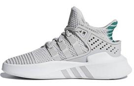 Adidas Originals Eqt Bask Adv J Cushioning Abrasion Resistant Balance Mid top Kids Lifestyle Shoes Gray Green Teenagers CQ2362 36⅔