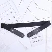 Naujas elastingas nematomas diržas be sagties Džinsams Diržas be sagties Lengvi diržai Moteriški Vyriški Be vargo diržas DropShipping 60-95cm black
