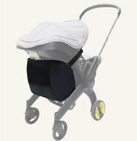 Doona 4-in-1 kūdikio nešioklė ir vežimėlis su apverčiama naujagimio saugos kėdute - Galima įsigyti priedų black