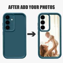 Individualizuotas telefono dėklas Samsung Galaxy A17 A56 A55 A54 A35 A15 A16 5G S24 S22 S25 Ultra S23 S25 FE Pasidaryk pats dizainas Nuotrauka TPU dangtelis Galaxy A17 mėlyna