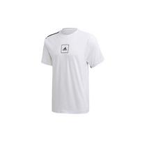 adidas M 3S Tape Tee Sports Round Neck Short Sleeve White Men's FL3605 XS white
