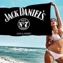 J-Jack D-Daniels Microfiber Beach Towel Absorbent Quick dry Soft Yoga Swimming Resort Mountain Climbing Towel Cotton 50x100cm