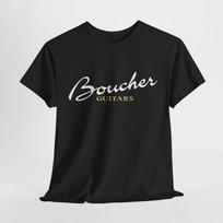 Boucher Guitars Logo T-Shirt Acoustic Unisex Men Women Tee  S-5XL M black