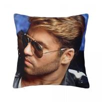 George Michael Britų dainininkas Pagalvės užvalkalas Pagalvėlės užvalkalas Kvadratinis spausdintas pagalvės užvalkalas Naujoviški pagalvių užvalkalai Automobiliui Namams Dekoratyviniai Linen 66*66(CM)-1Pcs