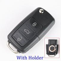 For Volkswagen Vw Polo Passat B5 B6 Tiguan Golf Mk4 Seat Skoda Eos Scirocco Car Key Fob Case Shell Housing black