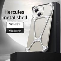 Prabangus berėmis metalinis telefono dėklas Aliuminio lydinio rėmo buferio kampo apsauga Smūgiams atsparūs telefono dėklai iPhone 16 15 14 Pro Max For iPhone 14 Pro Max