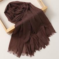 Prabangus Moteriškas Mados Šalikas 180*100Cm Vienspalvis Lino Šilko Skara Vasarinės Moteriškos Bandanos Pashmina Foulard Hijabas 180x100cm black