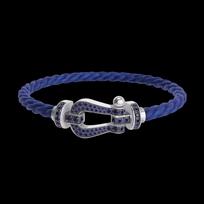 925 svarų sterlingų sidabro poros apyrankė, papuošalai moterims, apyrankė fred Individualizuotos papuošalų virvelės apyrankės gamintojas 16cm blue
