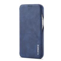 Odinė atlenkiama piniginė telefono dėklas, skirta IPhone 17 16 Pro Max Air 14 15 13 12 Mini 11 Pro XS Max XR 8 7 Plus SE, su kortelių lizdais, knygos tipo krepšys For iPhone 15Pro mėlyna