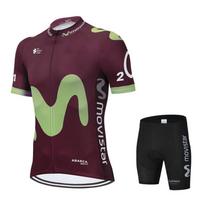 Naujas Movistar dviratininko marškinėlis trumpomis rankovėmis 2026 komandos vyriški dviračių šortai su petnešėlėmis drabužiai Maillot dviratininkų komplektai MTB drabužiai Ropa Ciclismo M