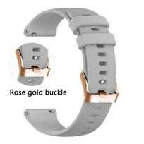 20mm dirželis Amazfit GTS 4 Mini 3 2e 2 Mini išmaniajam laikrodžiui, Amazfit Bip U 3 Pro GTR Mini 42mm, rožinio aukso sagtimi, apyrankės diržas Amazfit GTS 4 gray
