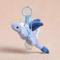 Dangaus Mėlynumo Mini Drakono Pliušinis Raktų Pakabukas Mielas Kimštas Gyvūnėlis Pakabukas Krepšio Žavesys Dovana Mergaitėms sky dream dragon series white