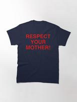 Harry Styles Respect Your Mother Harry Styles Red Classic T-Shirt S tamsiai mėlyna