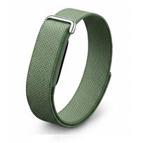 Sportinis Nailono+Silikono Kilpos Dirželis Google Fitbit Air Įrenginiui Patogus Apyrankės Juostelė Google Fitbit Air Aksesuarams Google Fitbit Air armijos žalia spalva