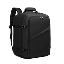 Kono 30L Rankinis kuprinės bagažas 45x36x20cm Easyjet Kabinos krepšys Po sėdyne Kelioninis rankinis bagažas Lėktuvams juoda