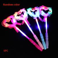 2 Sizes Angel Fairy Love Stick LED Light Luminous Butterfly Wings Glowing Skirt  Little Girl Toy 9 white