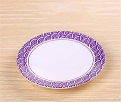 5 pcs or 10pcs set 6inch Japanese Sushi Melamine Dish Rotary Sushi Plate Round Conveyor Belt Sushi Serving Dessert fruit tray 5 pcs set