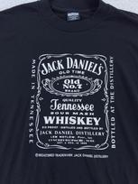 Vintažiniai Jack Daniels marškinėliai vyriški maži juodi Tennessee viskio distilerijos grafiniai marškinėliai unisex T-shirt M white