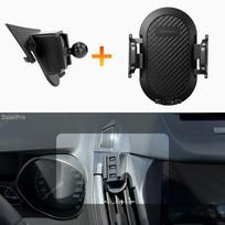 Sukurta Ford Kuga Escape 2012-2018 2019 Telefonų laikiklis Automobilio magnetinis laikiklis Išmanusis jutiklis Belaidis įkrovimas Vienu palietimu atleidžiamas Base and holder 1