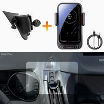 Sukurta Ford Kuga Escape 2012-2018 2019 Telefonų laikiklis Automobilio magnetinis laikiklis Išmanusis jutiklis Belaidis įkrovimas Vienu palietimu atleidžiamas Base and holder 3