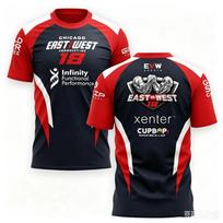 Rytas Prieš Vakarus Serija 25 Armwrestling T-shirt Gerbėjams Kvėpuojanti Sportinė Maikutė Vyriška Kvėpuojanti Greitai Džiūstanti Fitneso Salės Maikutės 4XL black
