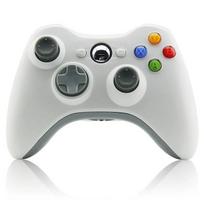 Belaidis valdiklis XBOX 360, suderinamas su Bluetooth, skirtas Xbox 360 ir PC, dviejų vibracijos variklių, 3,5 mm garso lizdas balta