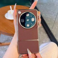 For OPPO Find X9 Ultra Case Matte Fine-Grained Leather Electroplated Frame Cover For Oppo Find X9 Ultra Shell Shockproof Bumper OPPO Find X9 Ultra black