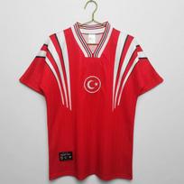 Retro Klasikinis Turkijos Nacionalinės Komandos Futbolo Marškinėliai Trumpomis Rankovėmis Vyrams Moterims Unisex Sportinė Apranga Laisvalaikio Hip Hop Stilius Medium red