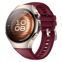 Odos ir silikono kompozitinė apyrankė, skirta Huawei Watch 5 42mm raudona