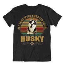 Husky Dog Tshirt Cute Gift For Pet Lovers Best Friend Vintage Cool Present Fun 3XL