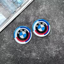 50mm 60mm 65mm 2vnt Automobilio centrinio rato lipdukas Ženklelis Pasidaryk pats Motociklo kuro bako dekoracija Lipdukas BMW G30 M E46 F30 F10 E60 E90 G20 55mm