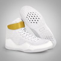 Unisex Aukštakulniai Bokso & Imtynių Batai - Neslystantys Kovos Treniruočių & Sanda Kovos Avalynė 41 white