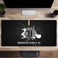 Juventus Heartbeat Logo Mouse pad, Gaming Mouse Pad, keyboard pad, Desk Decor for computer notebook Fan Gift Birthday Gift 40cmx90cm(15.7x35.4inch)